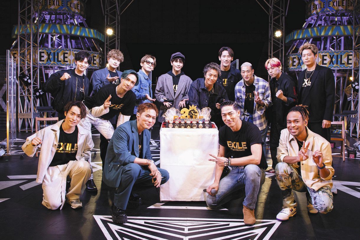 EXILE20周年サプライズ発表！来年元日に新譜 14人体制初の