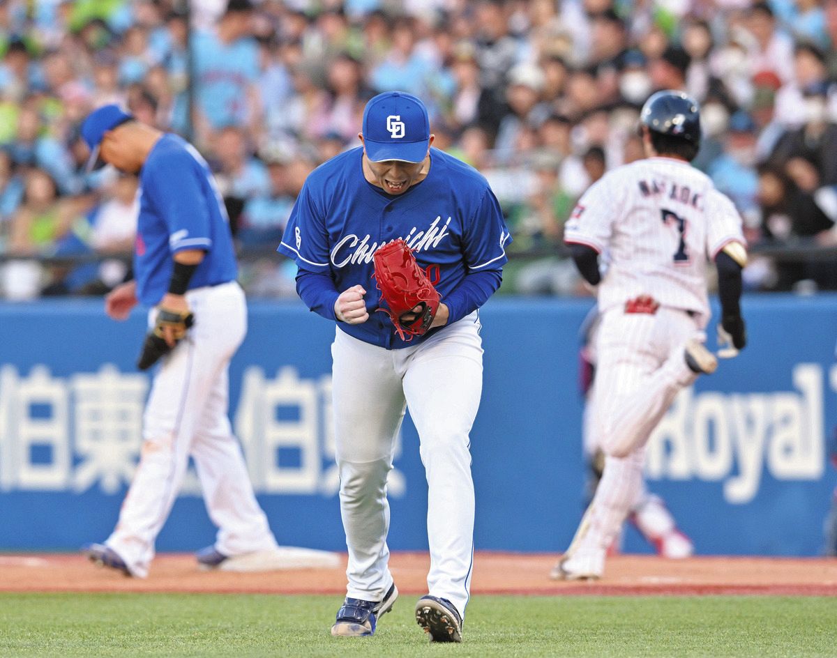 中日】7番手・松山晋也、1イニング完璧投球 開幕カードでは2戦連続