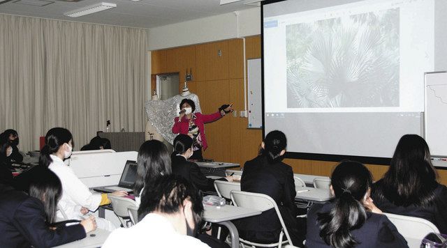 服作り 一連の作業説明 岐阜城北高でデザイナーが授業 中日新聞web