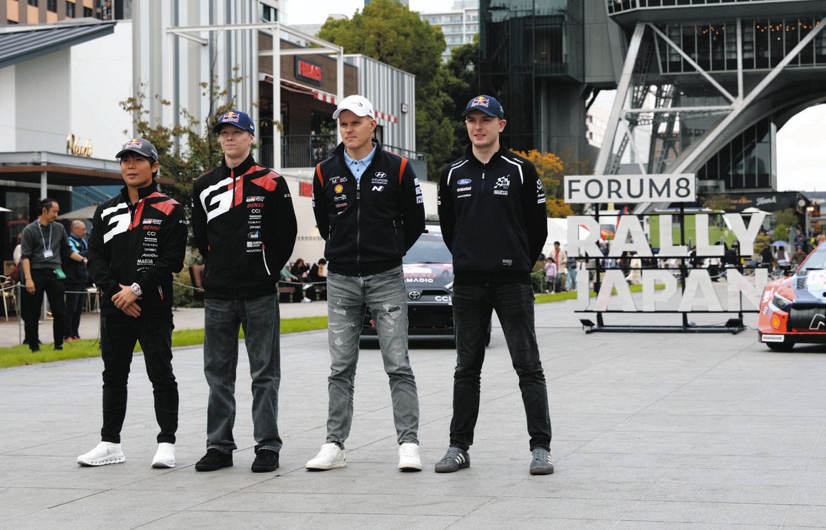 勝田貴元「今年こそ優勝を狙う」 名古屋・久屋大通公園で「ラリー