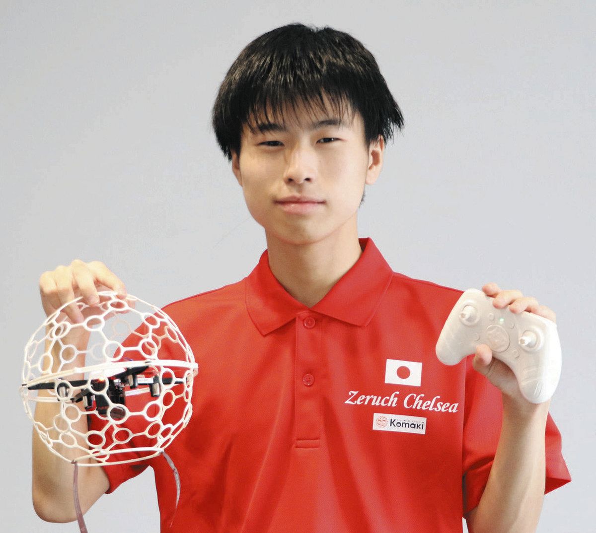 ドローンサッカーのおかげで「コミュ障がちょっとだけ解消」 小牧市の