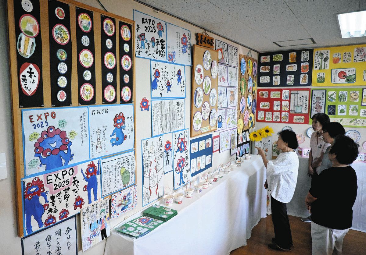 絵手紙に込めた身近な幸せ 美濃加茂で「茶々の会」が255作品展示：中日