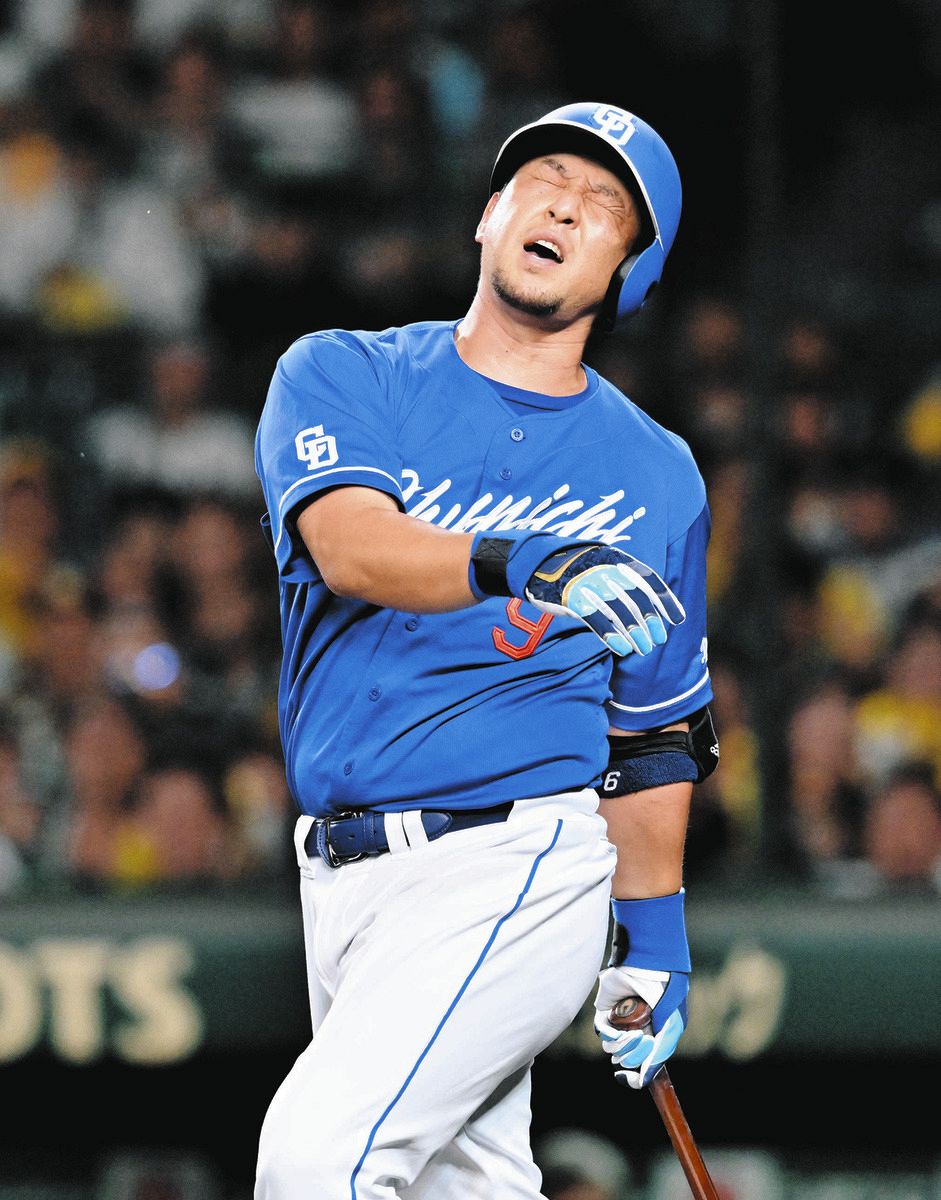 中日、中島宏之の出場選手登録を抹消 今季いまだ無安打、28日の阪神戦