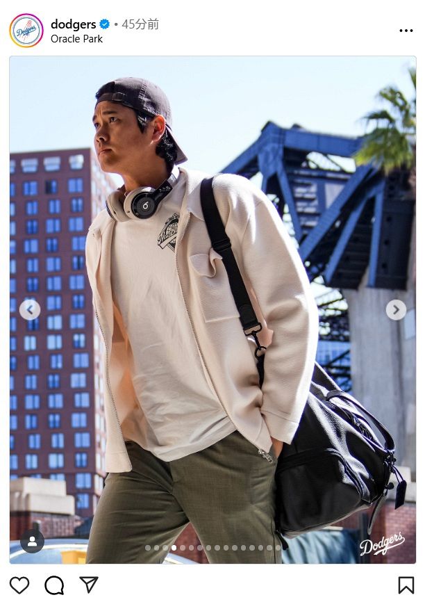 ◇山本由伸が大谷翔平が…球場入りファッション【写真複数】：中日