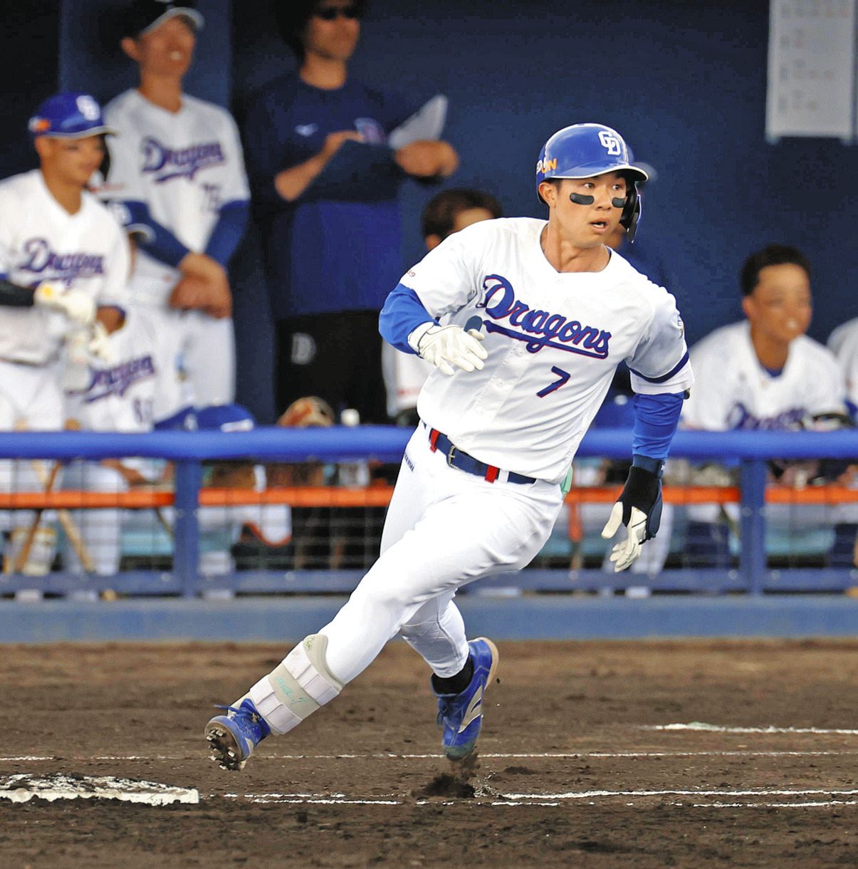 中日・福永裕基、フル出場で二塁打含むマルチ安打も「内容はまだまだ