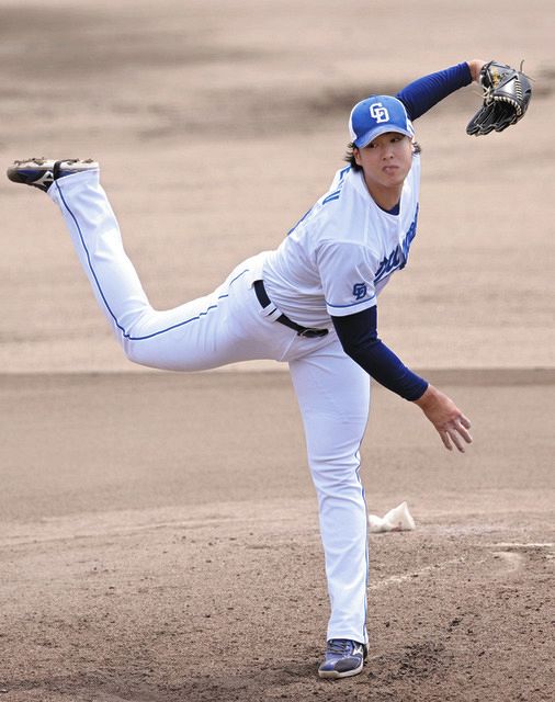 中日ドラゴンズ 梅津晃大 実履き ミズノスパイク 超希少 名前入り 中日】梅津晃大が術後初のシート打撃登板「久々に打者と対戦という形で