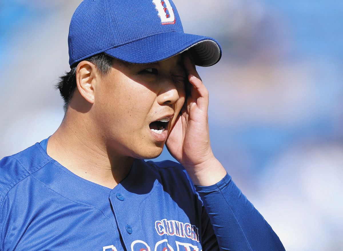 開幕投手内定、中日・柳裕也は5イニング4失点 5回はノーワイン