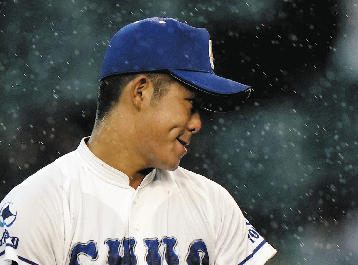 ◇豊橋中央・高橋、甲子園でもやったぁ『猪木顔』【写真複数】：中日