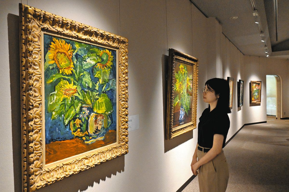 画風にみなぎる生命力 「中川一政の薔薇」2（ローマ数字の2）期展