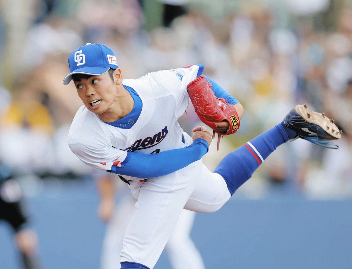 中日・根尾昂、対外試合3連続無失点！ 3番手で登板し1イニング3人