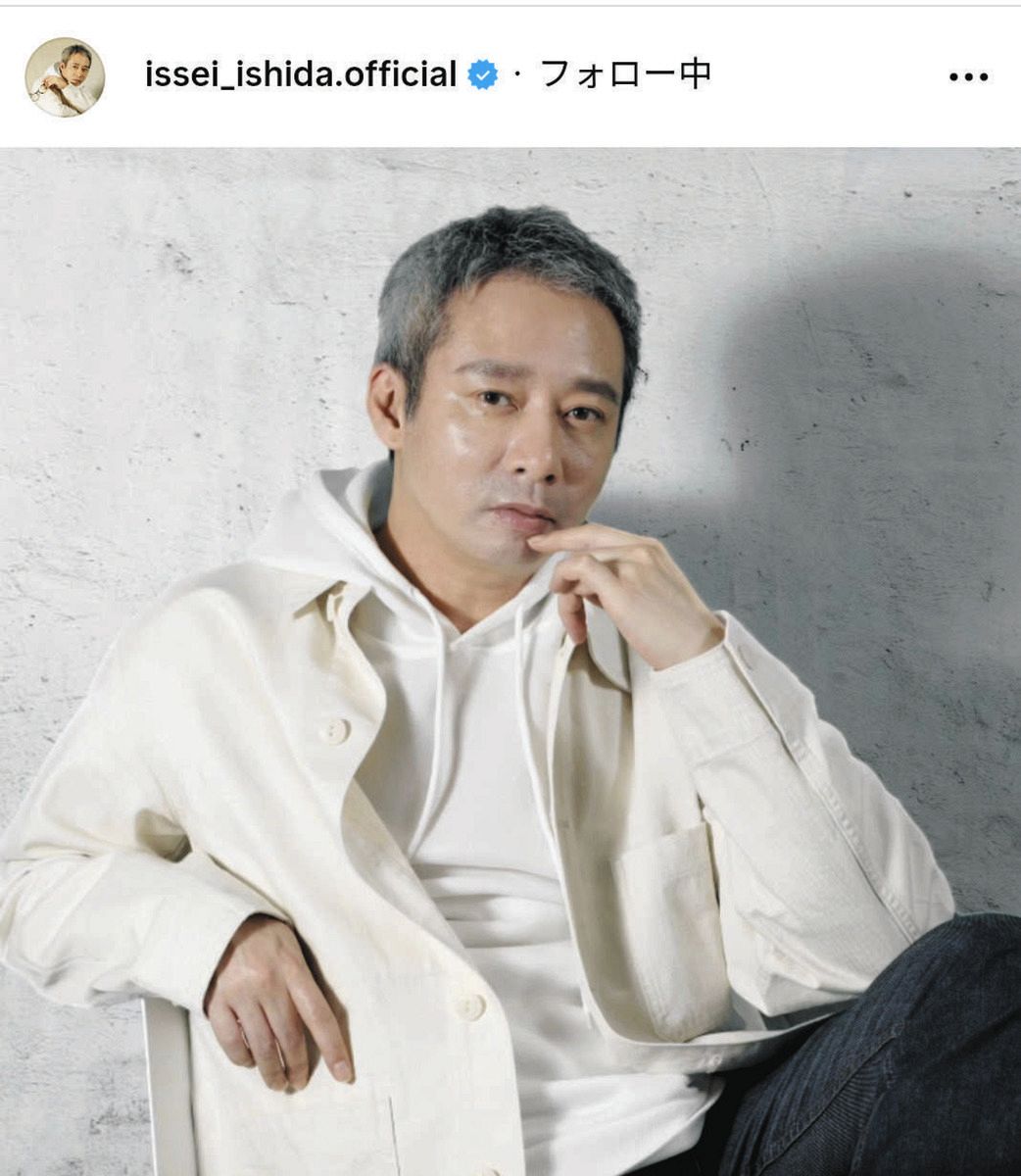 いしだ壱成、決意のショット【写真】:中日スポーツ・東京中日スポーツ