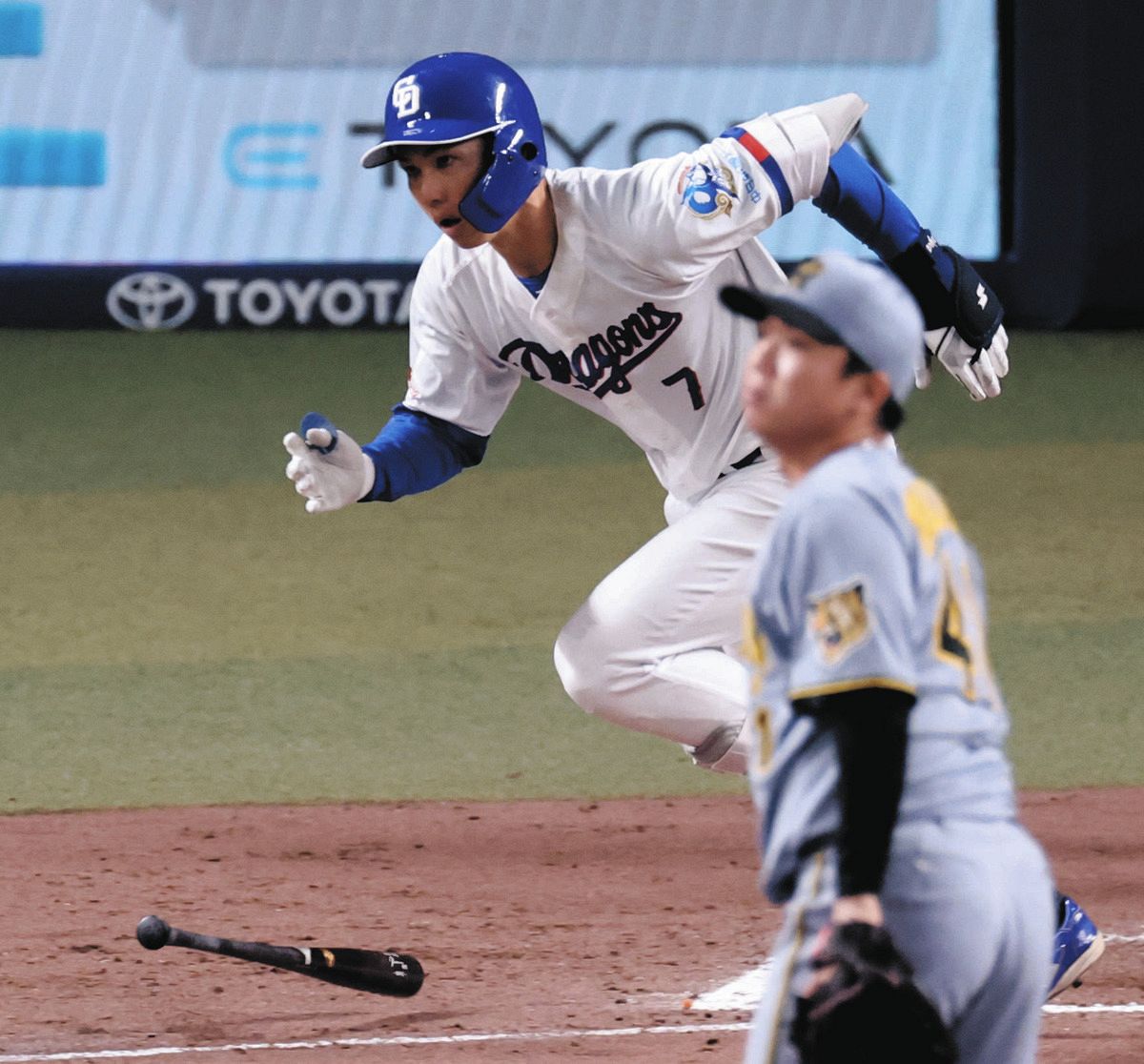 中日・福永裕基、難敵阪神・村上からマルチ安打 2024年の“虎キラー