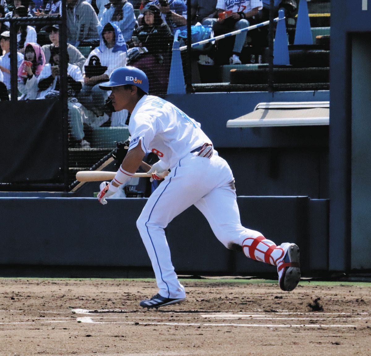 中日2軍】4番「おおしま」中前打 こどもの日でナゴヤ球場「ひらがな