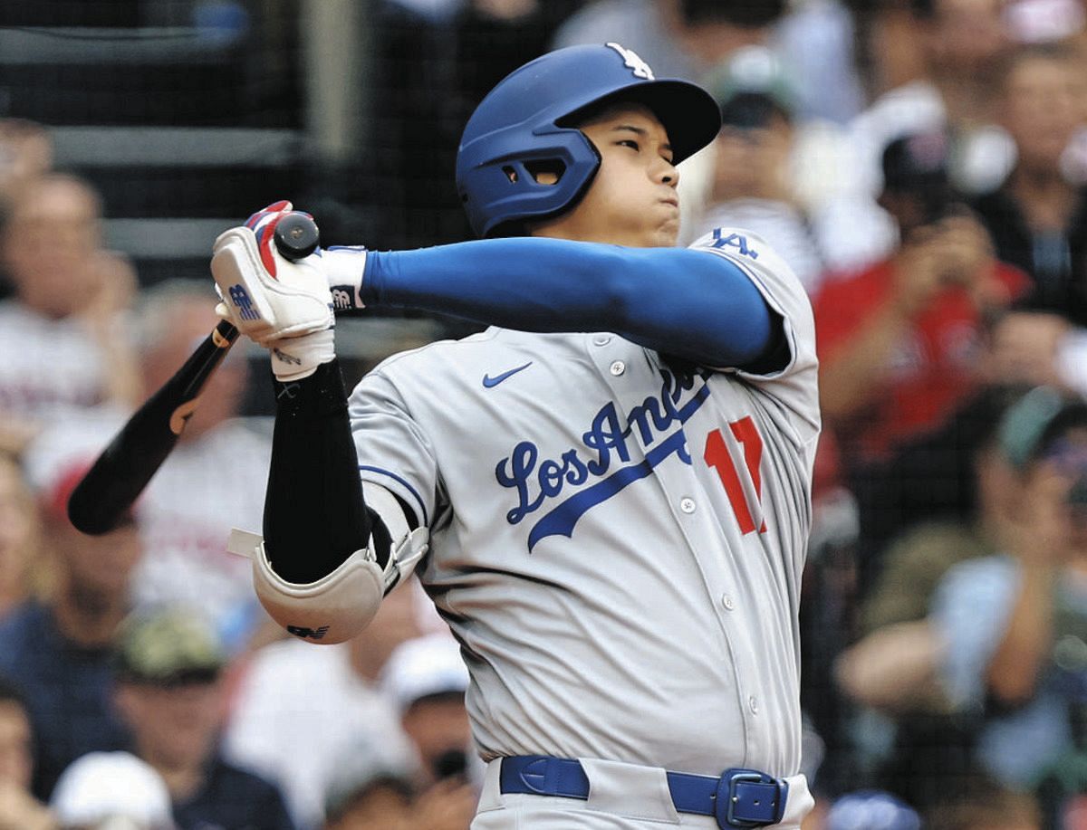大谷翔平、豪腕ルーキー打ち！勝ち越し2点適時二塁打で9勝目を目指す