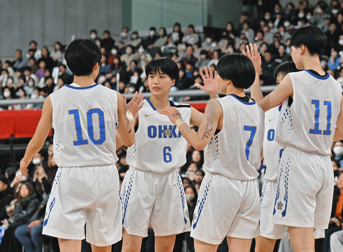 桜花学園、高校バスケ女王逃す チーム引っ張り続けた濱田ななの主将