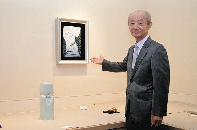 磁器と陶器、コラボ楽しんで 栄で陶芸家・待田和宏さん個展、29日