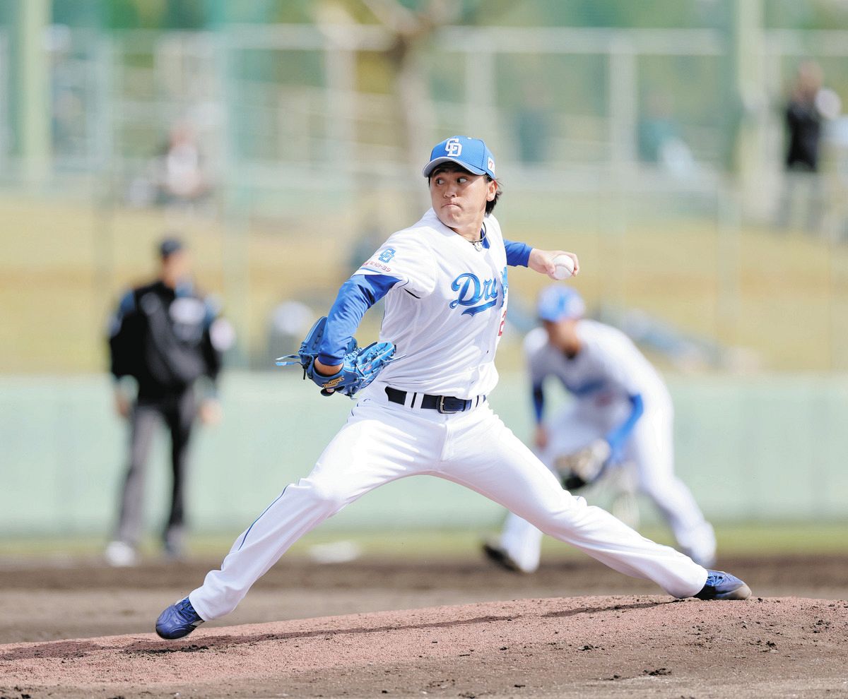 中日】育成・三浦瑞樹、4イニング2安打無失点と好投！二桁背番号に向け