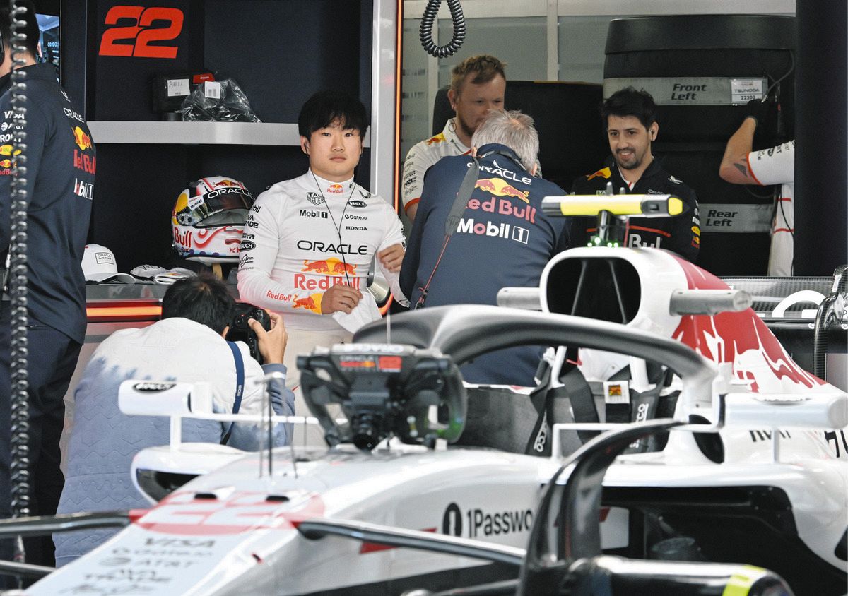 F1日本GP】レッドブル・フェルスタッペン、新チームメートの角田裕毅