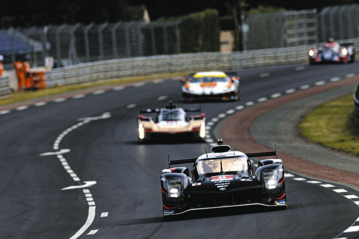 ルマン２４時間の走行が開始。テストデーで全体最速タイムを記録したトヨタガズーレーシング８号車（トヨタ自動車提供）