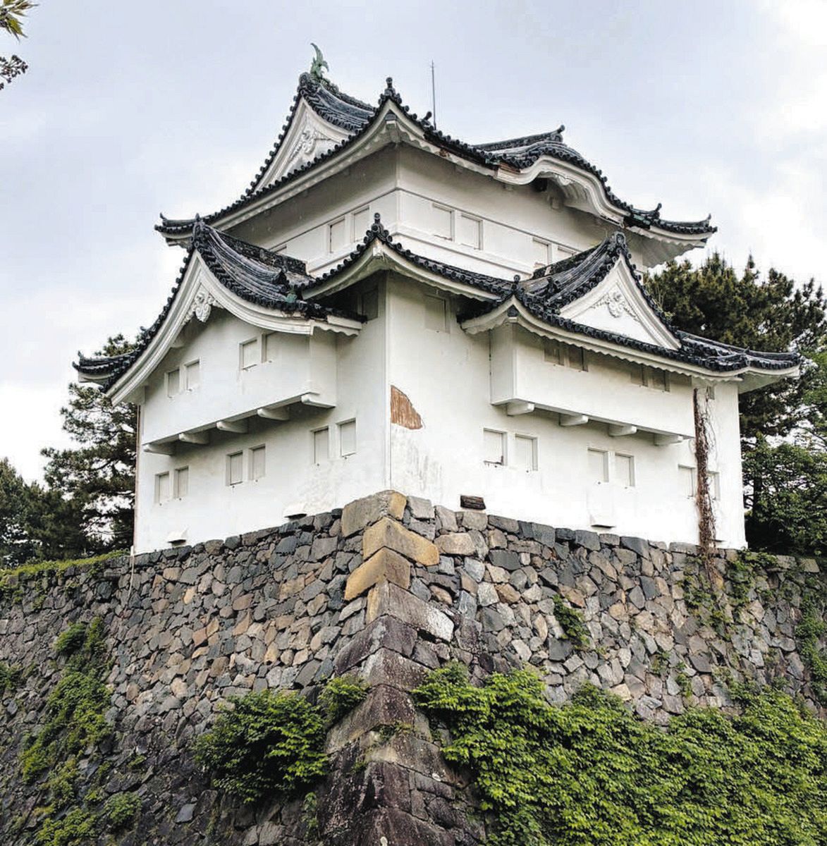 名古屋城の重要文化財の櫓、大地震で倒壊する恐れ 震度6強以上で東南