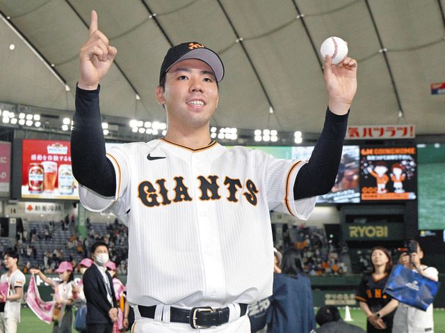 セ・リーグ初の快挙！育成出身新人がプロ初登板初勝利 巨人・松井颯