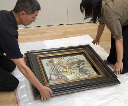 贋作絵画、画廊が全額返金 徳島県立美術館が購入：中日新聞Web