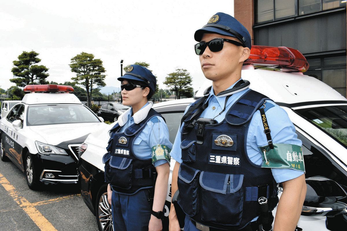 警察グッズ　レプリカ　乗車服　夏用 夏 警備用 G306半袖ペアシャツ 水色 - 警備用品・防犯用品 プロ