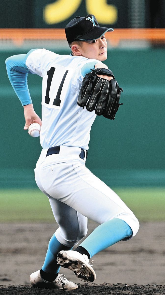 春夏連覇がかかる山梨学院が快勝 先発の津島悠翔が7回途中まで無失点