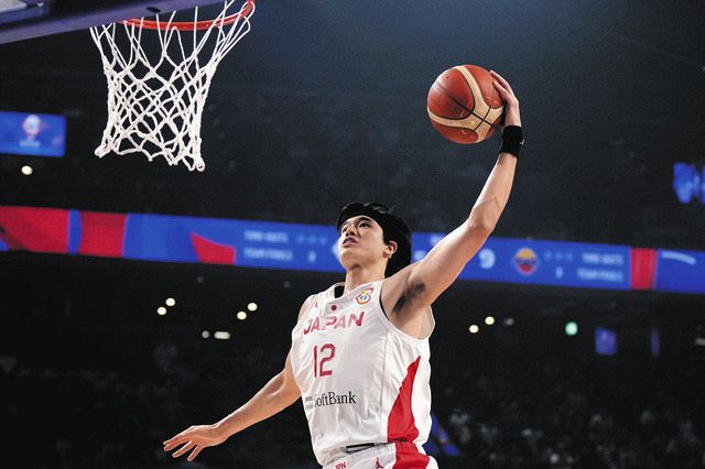 日本 代表 バスケ 2023年Wカップ記念ユニ 渡邉雄太 12