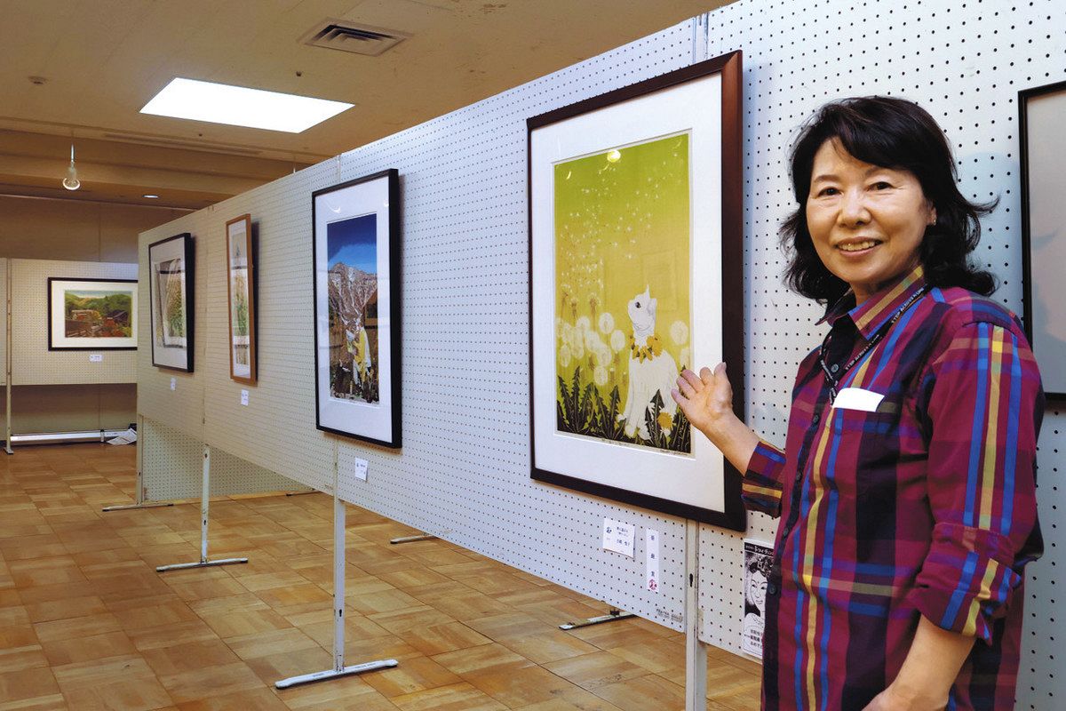 白黒で力強く、色を躍らせ鮮やかに 高山で日本板画院東海支部が木版画展：中日新聞Web