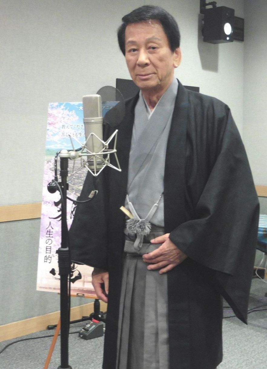 杉良太郎、声優デビュー 「80歳になって、80代の親鸞聖人を演じること