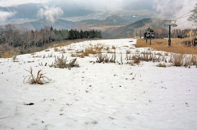 スキージャムで積雪 勝山 今季初、昨年より4日遅く：日刊県民福井Web 
