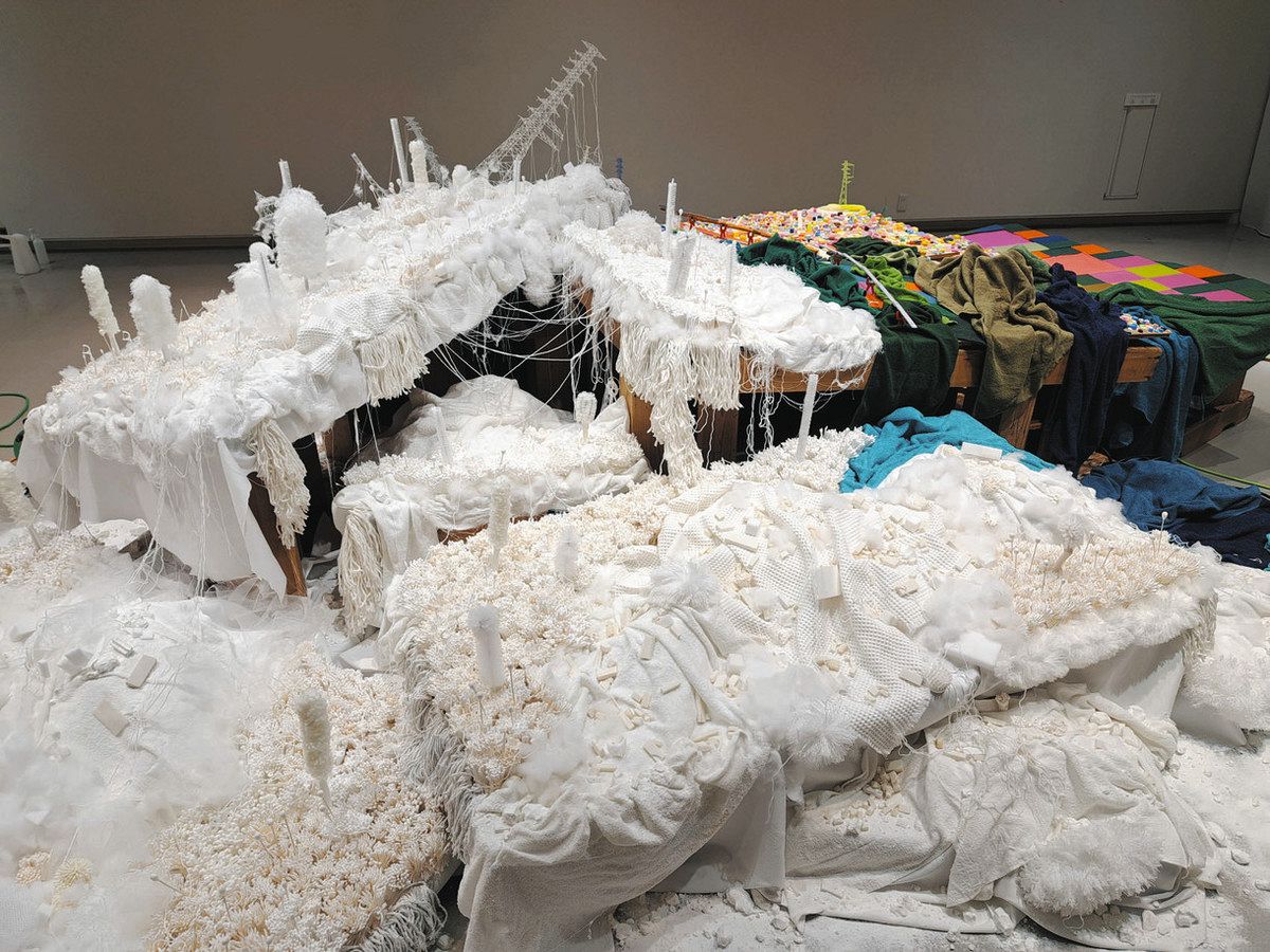 実像と虚像 揺さぶられる視点 美術作家・岩崎貴宏さん個展 金津創作の