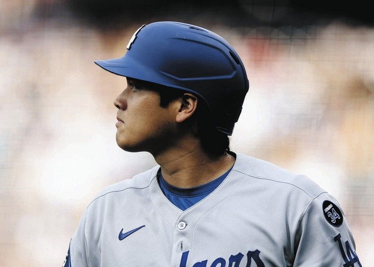 大谷翔平、剛腕スキーンズの159キロに空振り三振…サイ・ヤング賞候補と