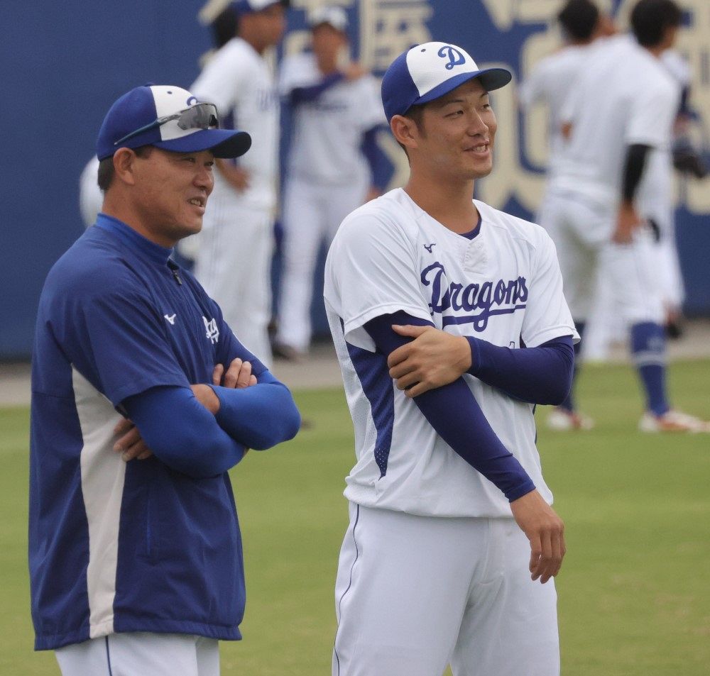 中日】”背番号1の後継者”京田が引退発表の福留への思いと決意