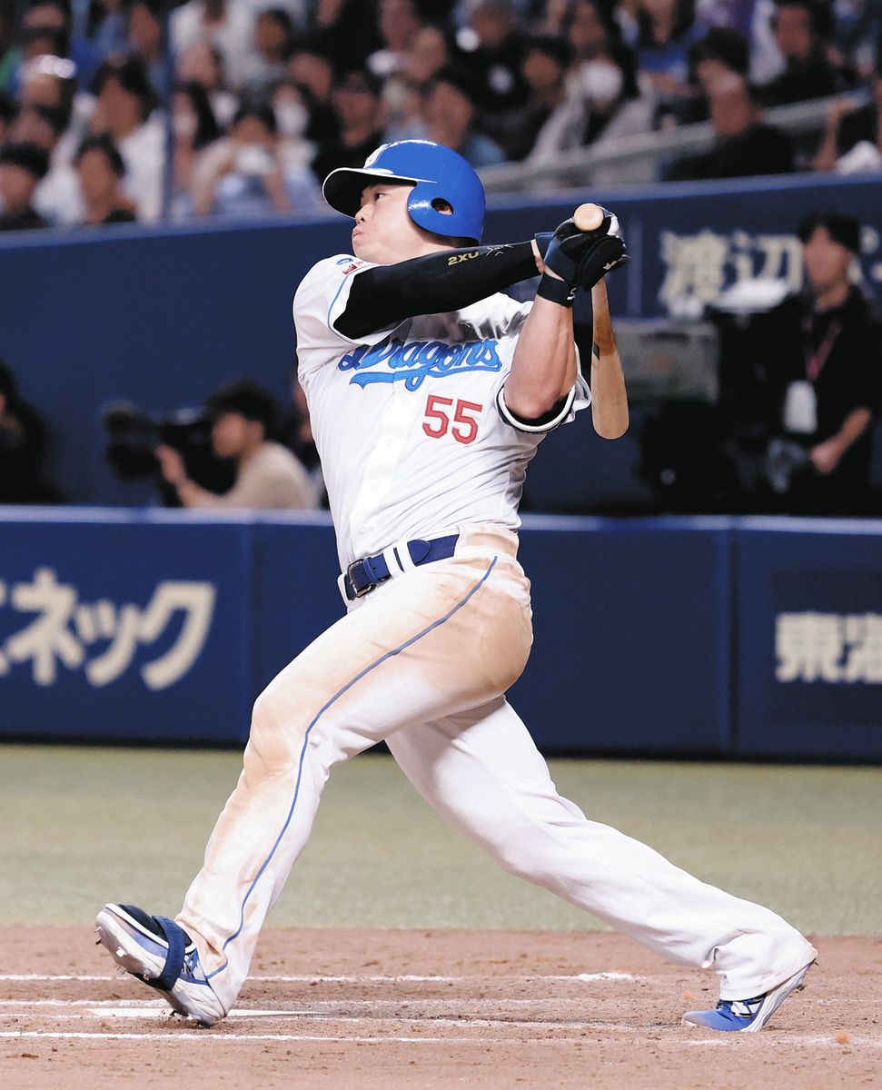 福留孝介の目】中日・細川のスライダー打ち2安打に「ある程度腹 福留孝介の目】中日・細川のスライダー打ち2安打に「ある程度腹