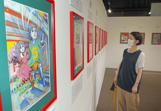 楳図かずおさん １０１点の連作絵画 名古屋で展覧会：中日新聞Web