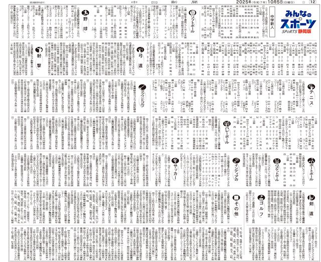 2025年10月5日：中日新聞しずおかWeb