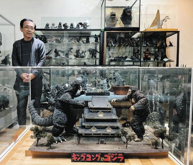 ゴジラ、キングギドラ、モスラ…マニア垂涎200体超 犬山に怪獣