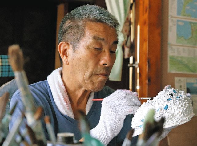 沼津のタカアシガニお面作り継承 元漁師・石原さん孤軍奮闘：中日新聞