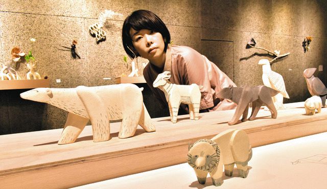 生命感宿す動物のオブジェ 名古屋で造形作家小倉薫さんの個展 生命感宿す動物のオブジェ 名古屋で造形作家小倉薫さんの個展