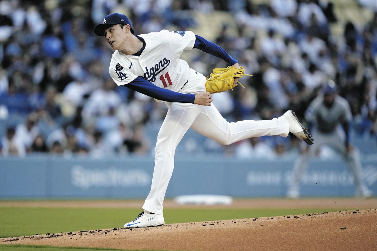 ドジャース・佐々木朗希、4度目先発もメジャー初勝利ならず