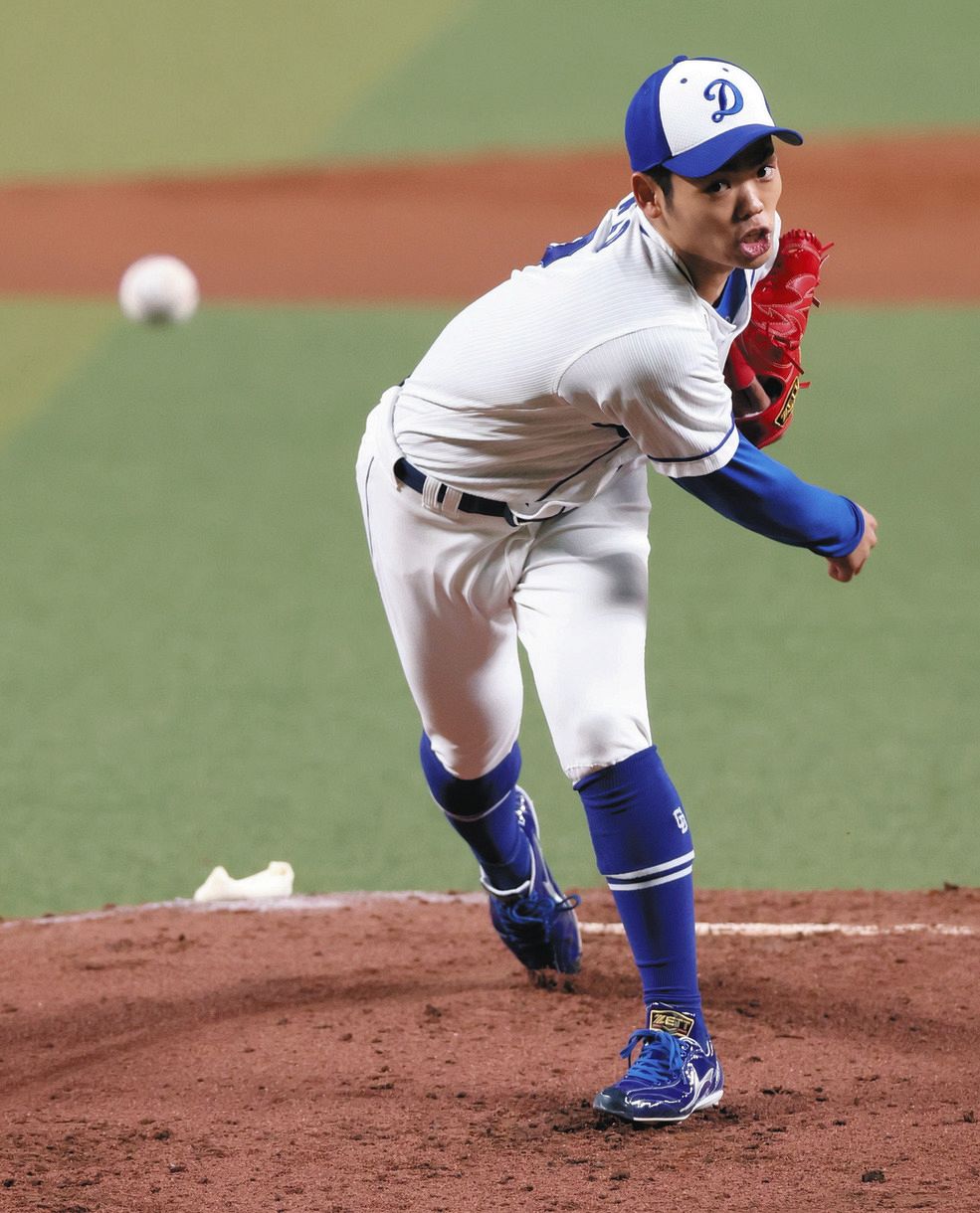 中日 投手 根尾昂が巨人戦で本拠地初マウンド 4点ビハインドもバンテリンドームのボルテージは最高潮 中日スポーツ 東京中日スポーツ