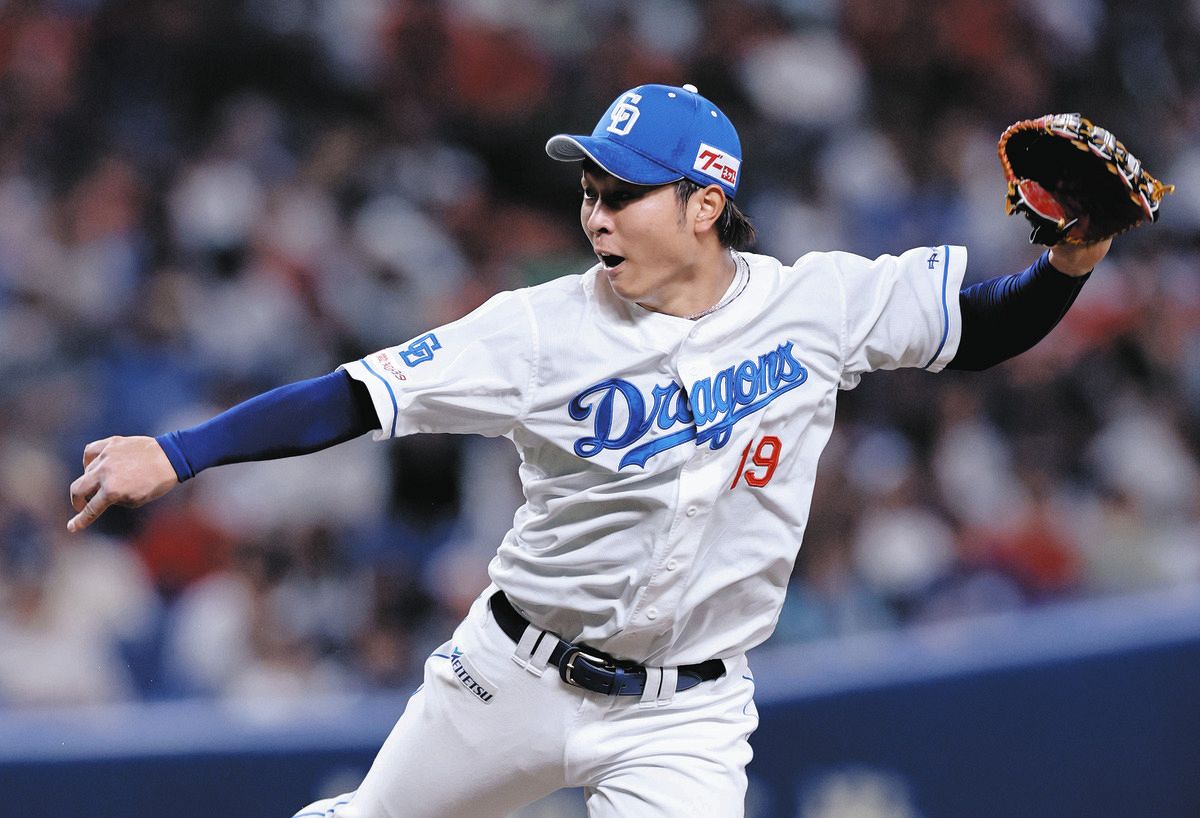 髙橋宏斗　8 中日】己の決め球を信じ132球投げきる 23歳の誕生日・高橋宏斗が