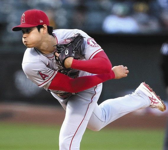 Mlb 大谷翔平の直球の平均球速は151キロ 前回より4キロアップ 宝刀スプリットも140キロまで戻す 中日スポーツ 東京中日スポーツ