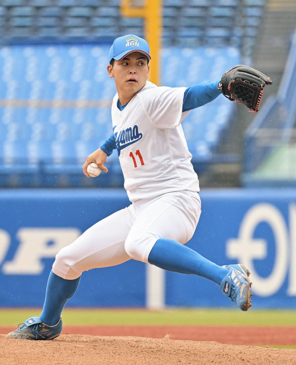 中日ドラフト1位、青学大・中西聖輝、9回完封！127球を投げ12奪三振