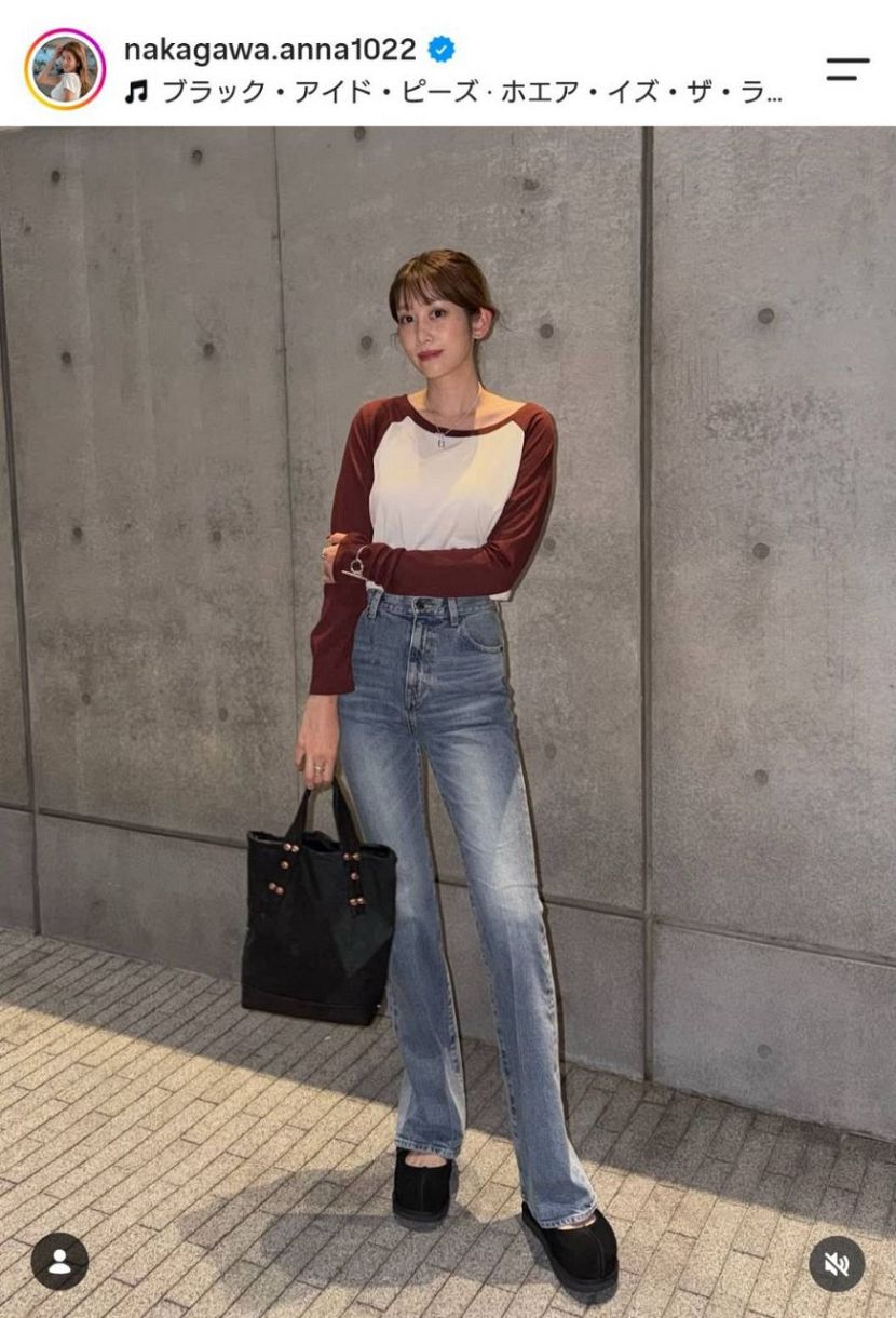 中川安奈アナのインスタグラムから