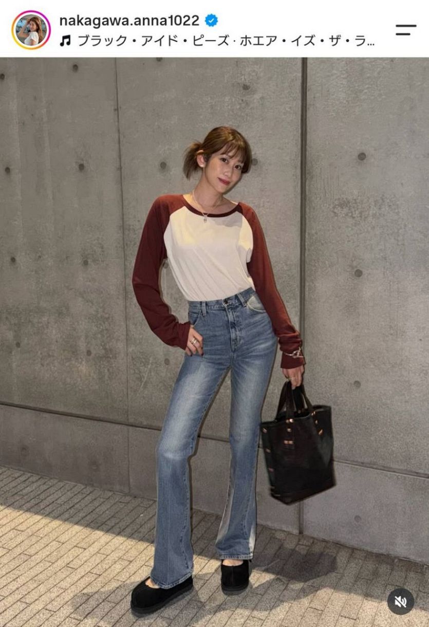 中川安奈アナのインスタグラムから