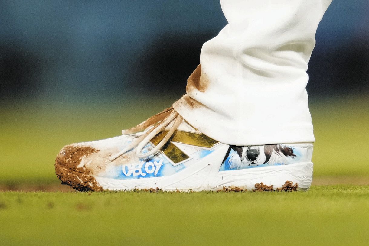 ◇大谷翔平、デコピンスパイクで39盗塁【写真】：中日スポーツ・東京中