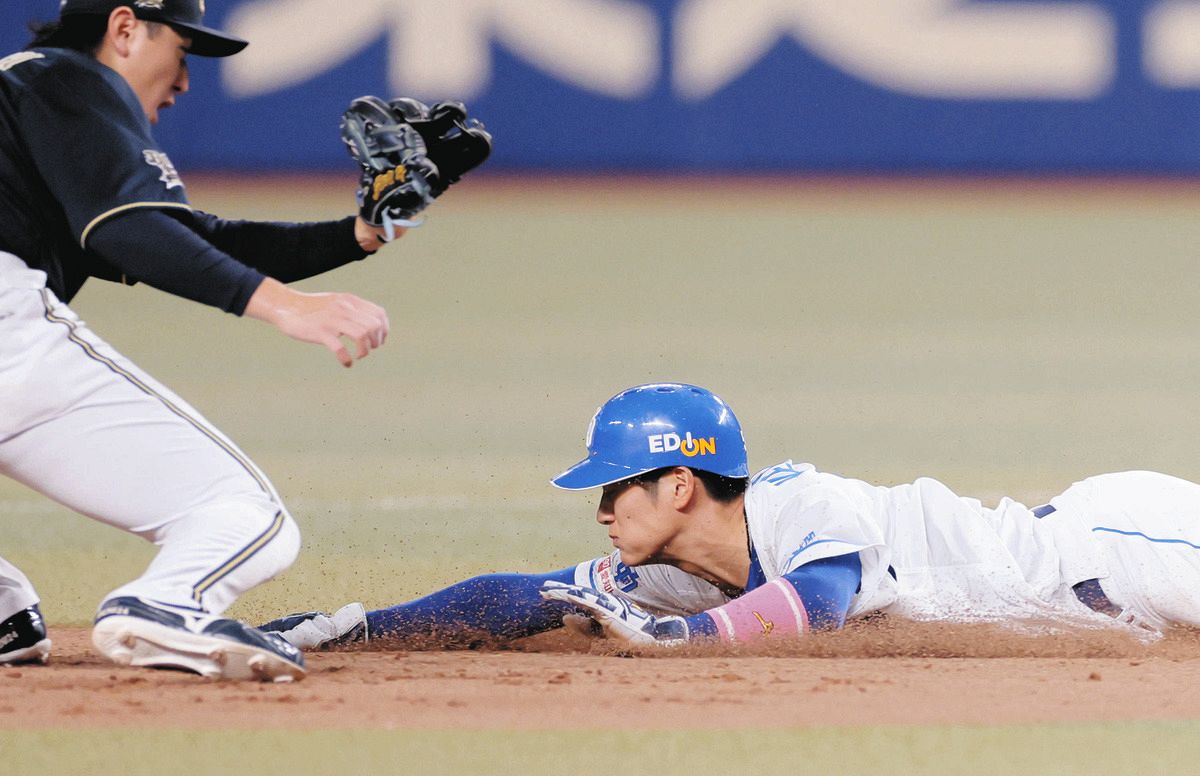 中日・上林誠知、キャリアハイに並んだ13個目盗塁 リーグ2位タイに浮上